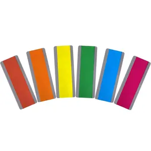 6 Pcs Reading Ruler Set, Reading Tracker & Strips, Guided Reading Tools, Colorful Highlights, Enhances Visual Focus, Ideal for Dyslexic Readers