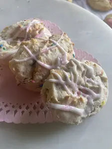 Birthday Cake Cookies- 4 count