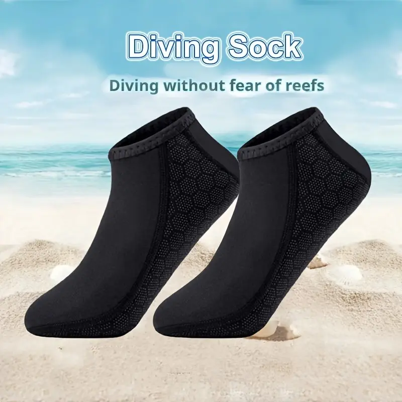 Sand Socks Neoprene Water Socks 3mm Sand Proof Beach Volleyball Fin Socks Wetsuit Diving Socks for Snorkeling Swimming Outdoor Water Sports