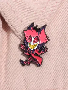 Hazbin Hotel Fantasy Animation Enamel Pin Cartoon Characters Alastor Broadcast Demons Metal Brooch Alloy Brooch Pin Lapel Pins Backpack Badge Fashion Jewelry Accessories Gift for Friends, Fashion Accessory