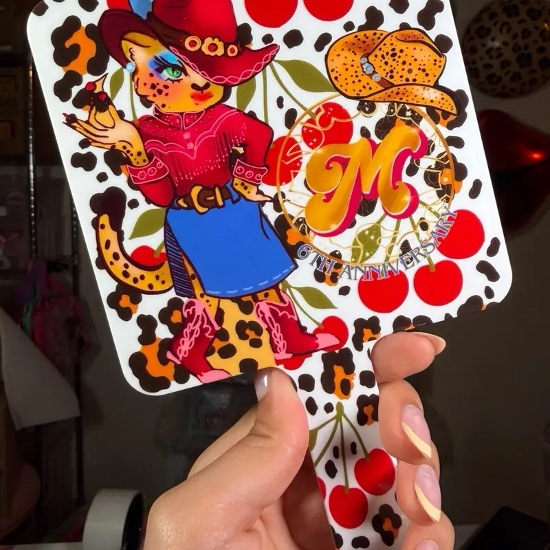 MetamorphosisBF Cheetah cherry mirror limited edition tion