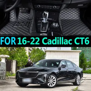 For 2016-2022 Cadillac CT6 Custom-Fit Full-Coverage Car Floor Mats Easy-Clean Carpet-Style Floor Mats