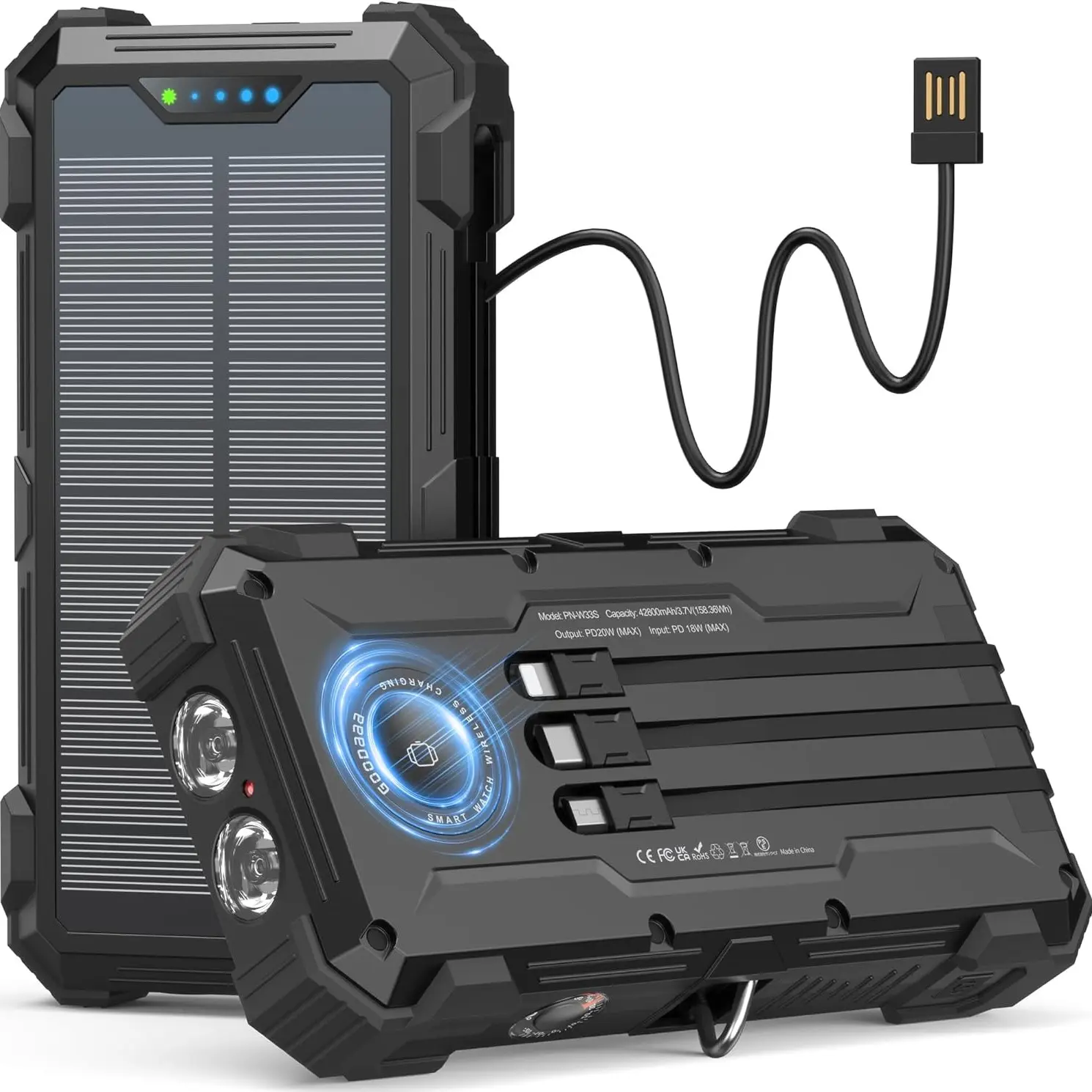 Wireless charging for Apple Watch Black