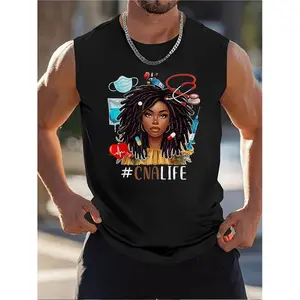 2D Flat CNA Life Medical Theme Featuring Stethoscope Mask Pills and Heart Design on Black Background Round Acrylic Pendant Ornament for Keychain and Backpack Holiday Gift for Nurses