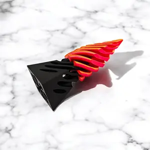 Conical Toy, Spiral Conical Fingertip Toy, Pyramid Office Decor, Spiral Conical Desktop Ornament, Anxiety Relief Illusion Desk Decoration, Stress Relief Fidget