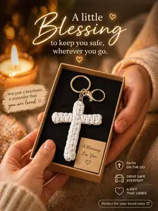 Mother’s Day Gift Idea – Handmade Cross Charm for Love, Safety & Daily Blessings