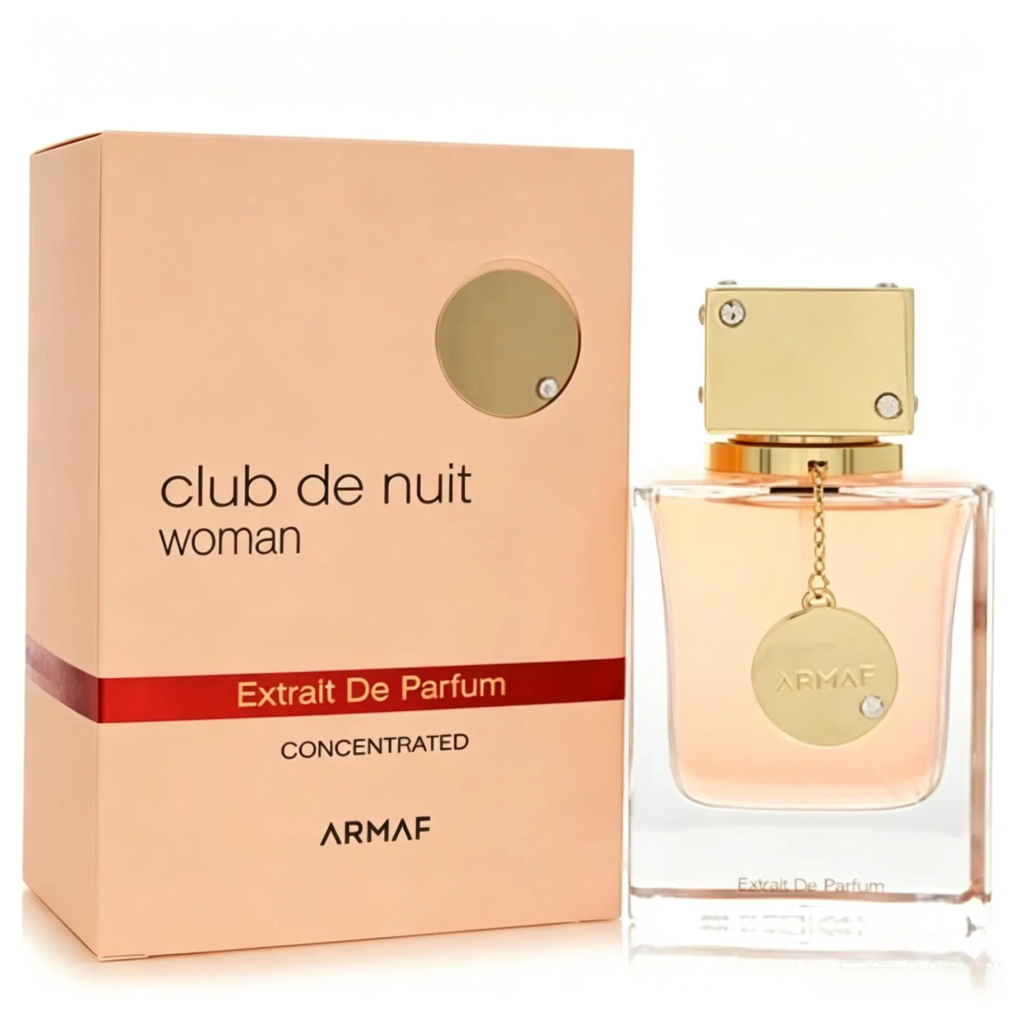 Armaf Club De Nuit Women's Extrait de Parfum Spray - 70ml Single Bottle, Adults' Daily Wear Long-Lasting Floral Fruity Fragrance with Jasmine, Rose, Musk, Vanilla Base, Wood Notes, 24-Month Shelf Life, Alcohol-Infused, Includes Alcohol