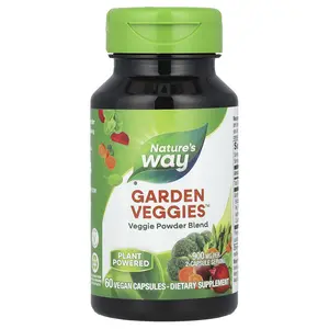 Nature's Way Garden Veggies™, Veggie Powder Blend, 60 Vegan Capsules
