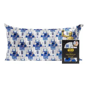 Star Wars™ & Kitsch Satin Pillowcase in R2-D2 & C-3PO - King