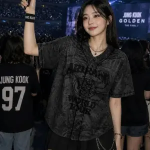 Kpop Group Bangtan-Camo Style Jersey, Custom Bangtan Boys Members Baseball Jersey For Army, Bangtan World Tour 2026 Merch Top, Bangtan Comeback 2026 Sports Vest BTA