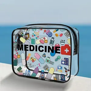 Transparent Zipper Handbag, Lightweight Travel Storage Bag, Travel Cosmetic Bags, Transparent Toiletry Bag, Cosmetic Box, Ideal for Organizing Essentials