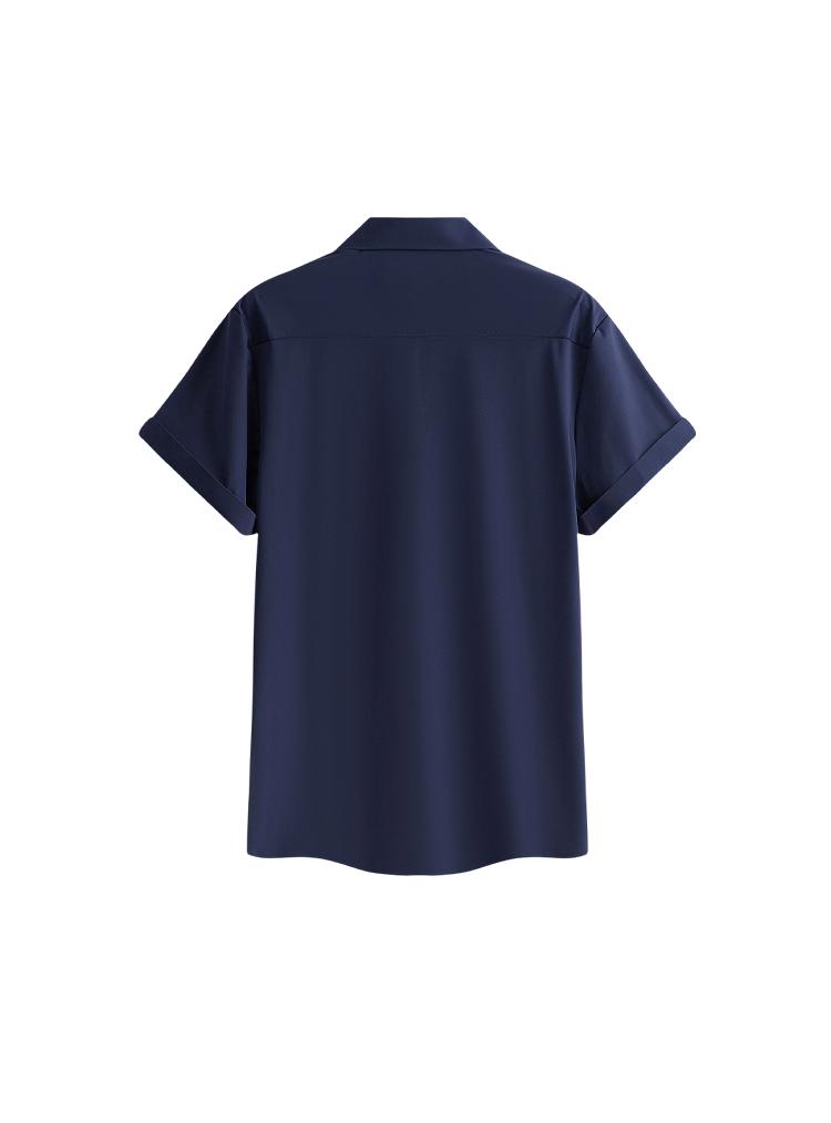 Men’s Short Sleeve Shirts – Multi-Pack for Summer, Loose Casual Style, Versatile Solid Color Turn-Down Collar Everyday Tops