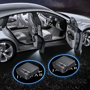2/4pcs Car Door LED HD Welcome Courtesy Shadow Projector Lamp Logo Light For Jaguar XF XE XJ X351 F Pace X Type F Type Necklace Tijera