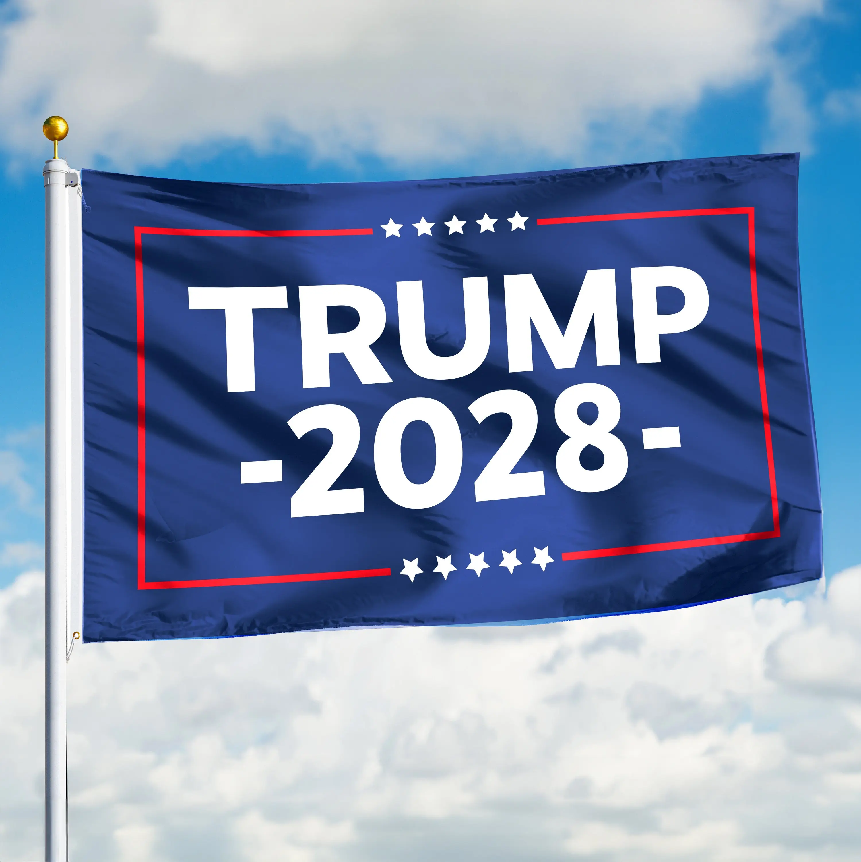 Trump 2028 Print Flag Banners, Lightweight Hanging Decor for Festive Occasions, Home Supplies Backdrop