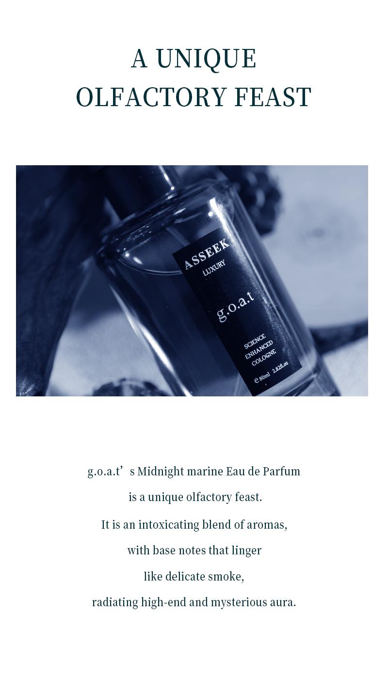 ASSEEK Midnight Marine Man Men's Perfume-OceanAroma 80ml Woody Amber Fragrance Eau deParfum Long Lasting Cologne Gift -Edp Intense Great Scent