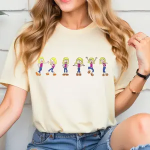 Lizzie McGuire Cartoon Faces Tee, Dream T-Shirt, Rero 90s Tee, Vintage Nostalgic Tee I