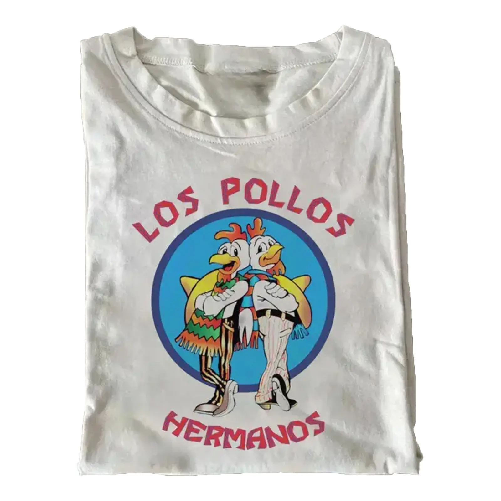 Vintage Los Pollos Hermanos Comfort Color T-Shirt Breaking Bad Better Call Saul Merch Ring Spun Cotton Casual Soft Washed T-Shirt Trendy Tops