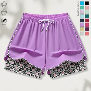 Women’s summer quick-dry yoga shorts—lightweight, breathable running shorts with an elastic waistband; casual athletic pants suitable for running, yoga, and outdoor activities; an ideal gift for women.summervibes