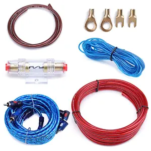 10 Gauge Amp Wiring Kit Amplifier Installation with RCA Interconnect and Speaker Wire Car Subwoofer AMP Kit Auto Audio Cables M027