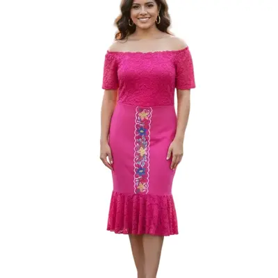 Mexican Pink Dress - TikTok Shop