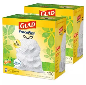 Tall Kitchen Drawstring Trash Bags - 200ct