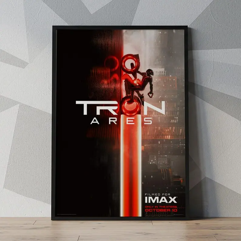 Tron: Ares (2025) Movie Poster| Movie Canvas | Wall Art| Poster Unframed| Cover Poster| Canvas Print| Canvas Poster