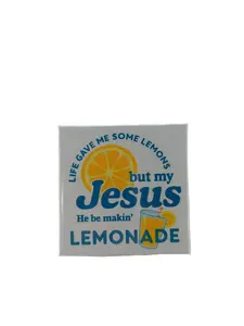 Jesus Be Making Lemonade 2x2 Magnets Decor Gift Jesus Be Making Lemonade 2x2 Magnets Decor Gift