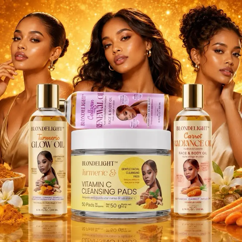 Blondelight Golden Glow Skincare Set 4-Piece