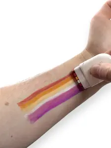 2 Pride Markers (Lesbian Flag Color) - Set of Two Paint Markers - Gay Pride Parade - Festive & Party accessories - proratable design - Reusable