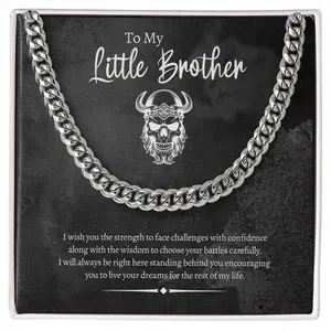 Cuban Link Chain; Viking Strength To My Brother