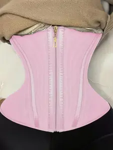 【Size Down One Size Recommended】Women's Solid Zipper Waist Trainer,Tummy Control Shaper, Body Shapewear, Waist Trainer for Women, Shaper for Women，Women's Double Compression Shaper Belt,Suitable For Daily Wear, Sports,Womenswear