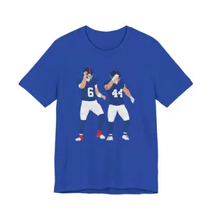 Jaxson Dart and Cam Skattebo T-Shirt - Men's Adult Sizes, 100% cotton tee, unisex style