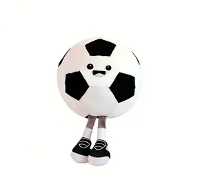 11" Cute Football Plush Toys Soft Stuffed Sport Throw Pillow Plush Ball Gift for Kids Birthday and Christmas Decoration (Footless - Basketball) Durable Fluffy