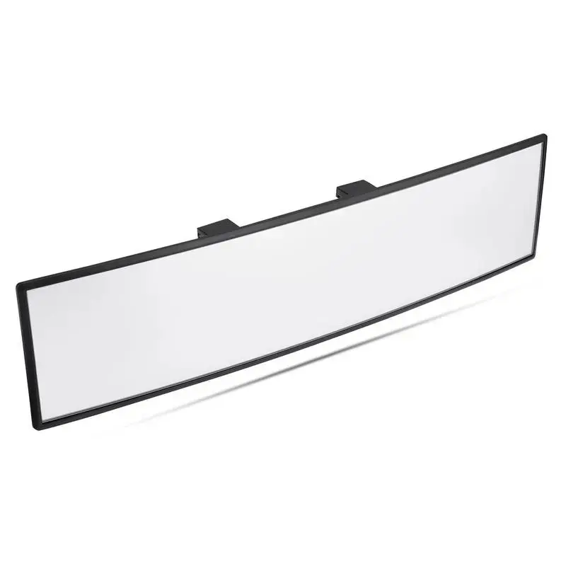Universal 11.81 Inch Panoramic Convex Rearview Mirror, Suitable for Cars Suv Trucks, Reversible Passenger, High-Quality Glass, Easy Installation, Auto Replacement Parts