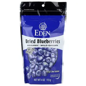 Eden Foods Organic Dried Blueberries, 4 oz (113 g)