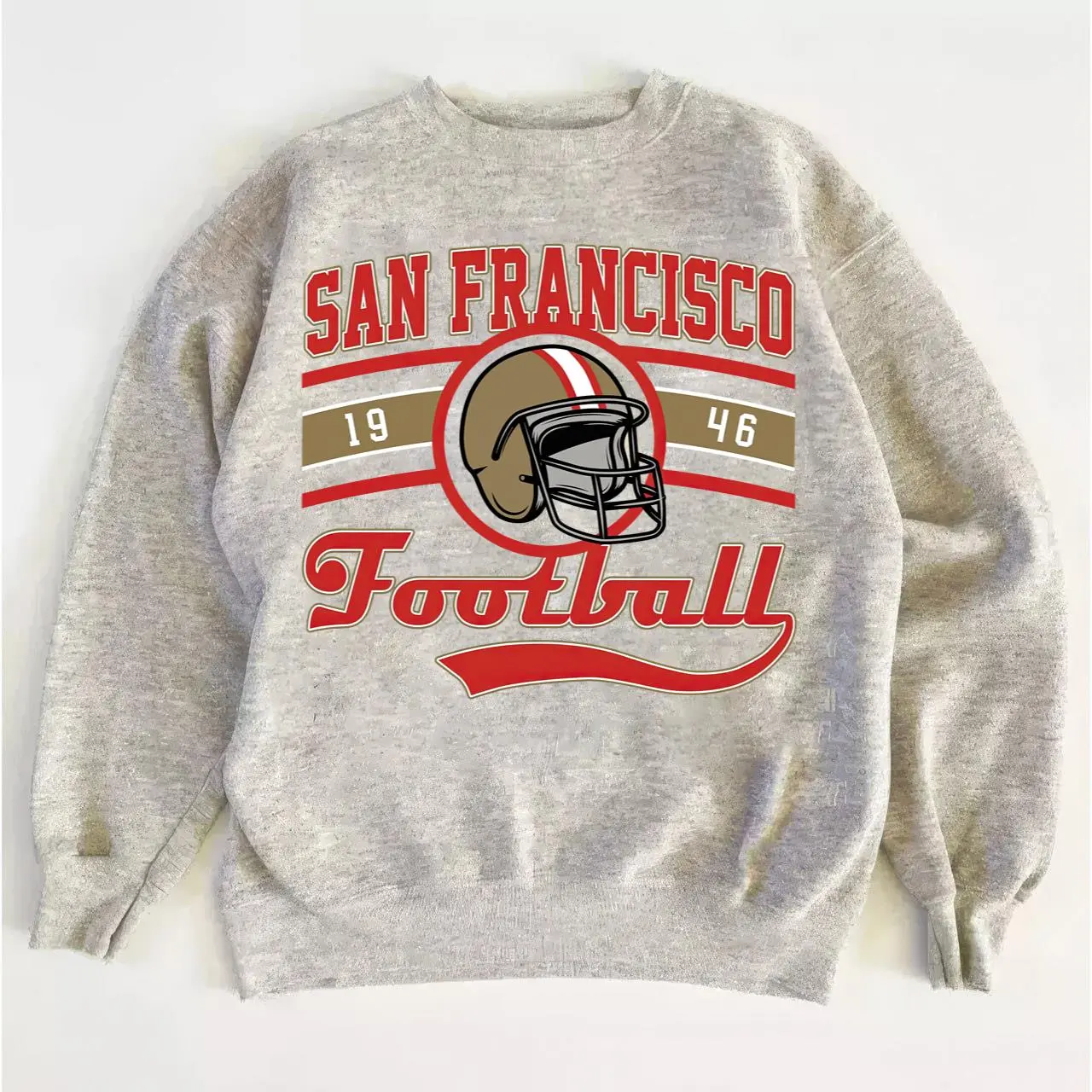 San Francisco Football Vintage Sweatshirt, Retro Crewneck Game Day Fan Apparel