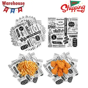 100 PCS Deli Paper Sheets 12x12 Inch, Unbleached Wax Paper Sheets