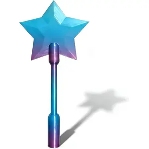 3D Printed Magic Tap to Pay Wand - Blue Star Payment Wand for Easy Card Checkout - Perfect for Digital Payments and Fun Scenarios Hgdomg