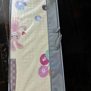 Sorbus Foldable Play Mat, Foam Mats for Floor, Waterproof, 78x70x0.4", Includes Travel Bag, Dual-Sided Design, Non-Scratch Foam