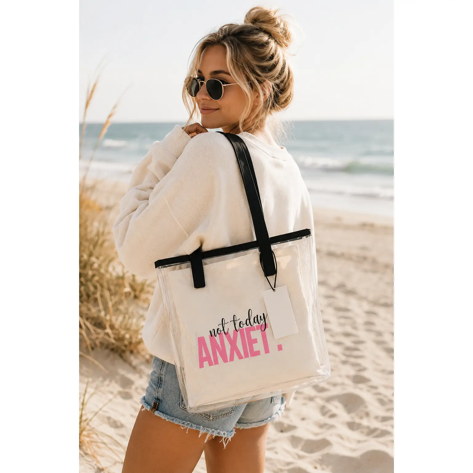 Not Today Anxiety: Clear Bag