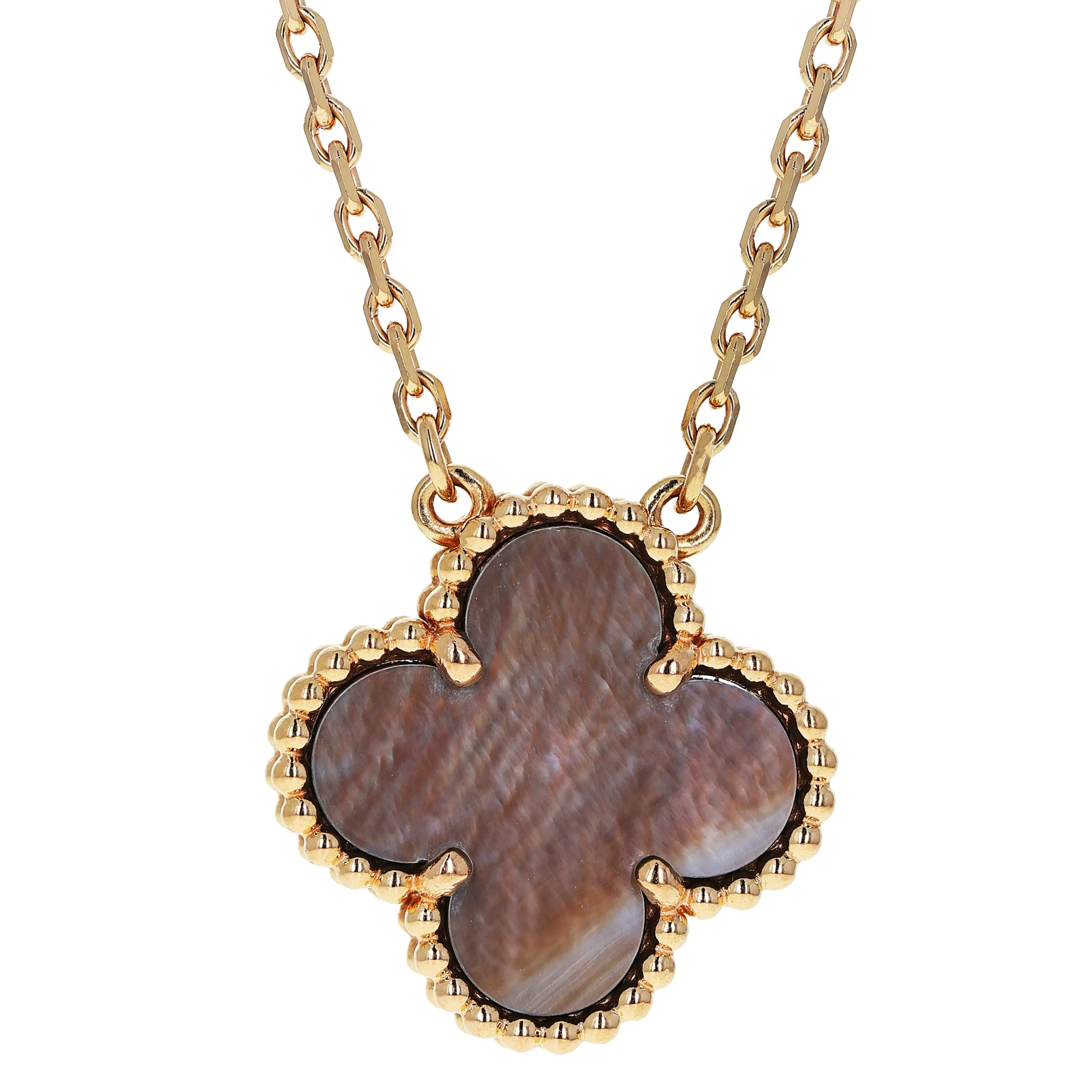 Pre-owned Van Cleef & Arpels Vintage Alhambra Pendant Necklace