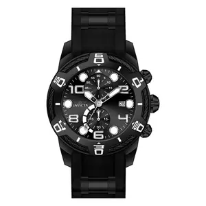 Black Invicta Men's Bolt Multifunction Watch - Standout Black Dial Bold Oversized Statement Timepiece
