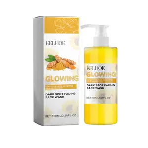 EELHOE Turmeric Glow Facial CleanserDeep Cleansing FaceRemove Beauty MakeupRefreshing No TightnessTurmeric Facial Cleanser Avocado Radiant