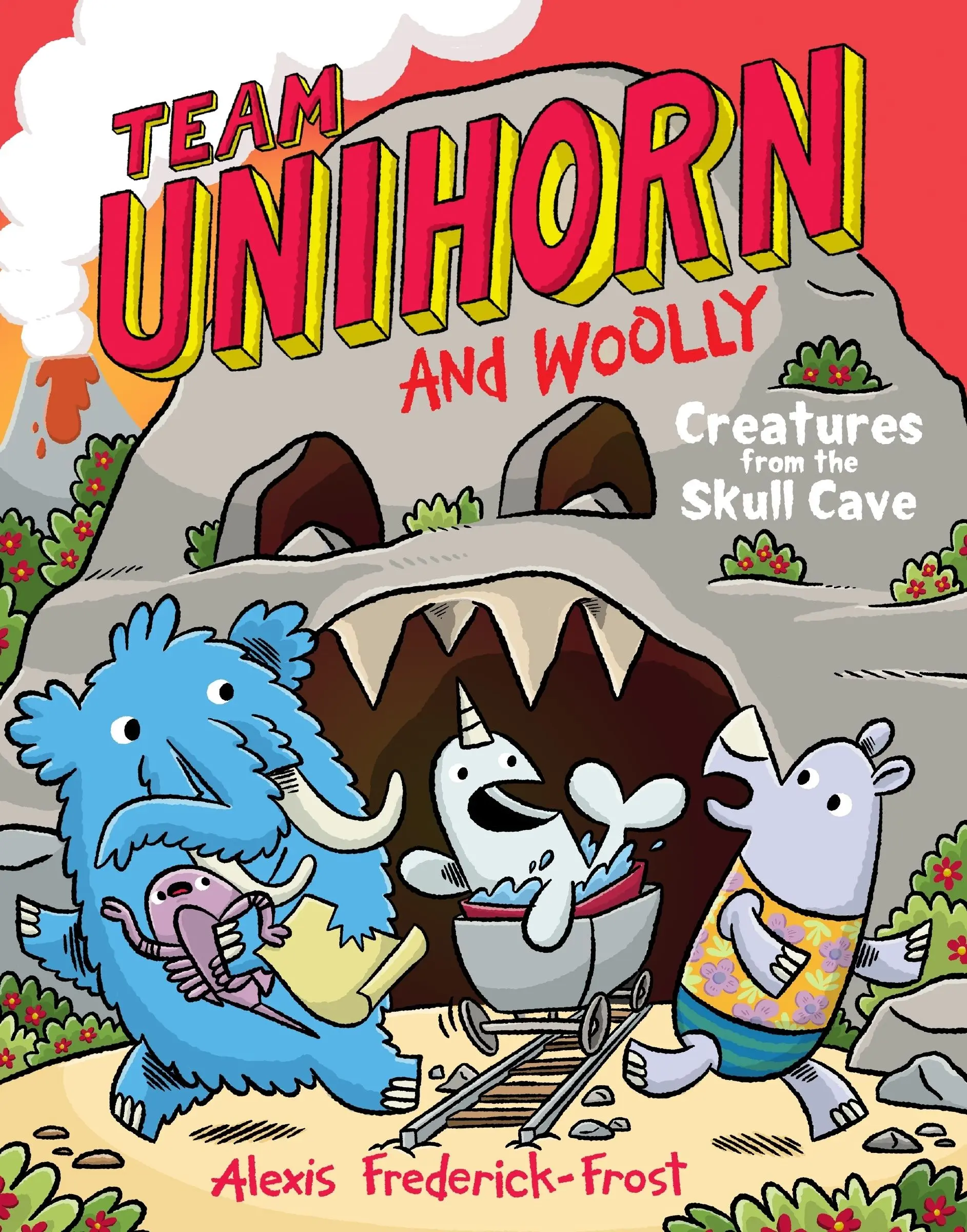 Team Unihorn and Woolly #4: Creatures from the Skull Cave: A Graphic Novel (Team Unihorn and Woolly: Volume Number 4) by Alexis Frederick-Frost||Alexis Frederick-Frost [Hardback Book]