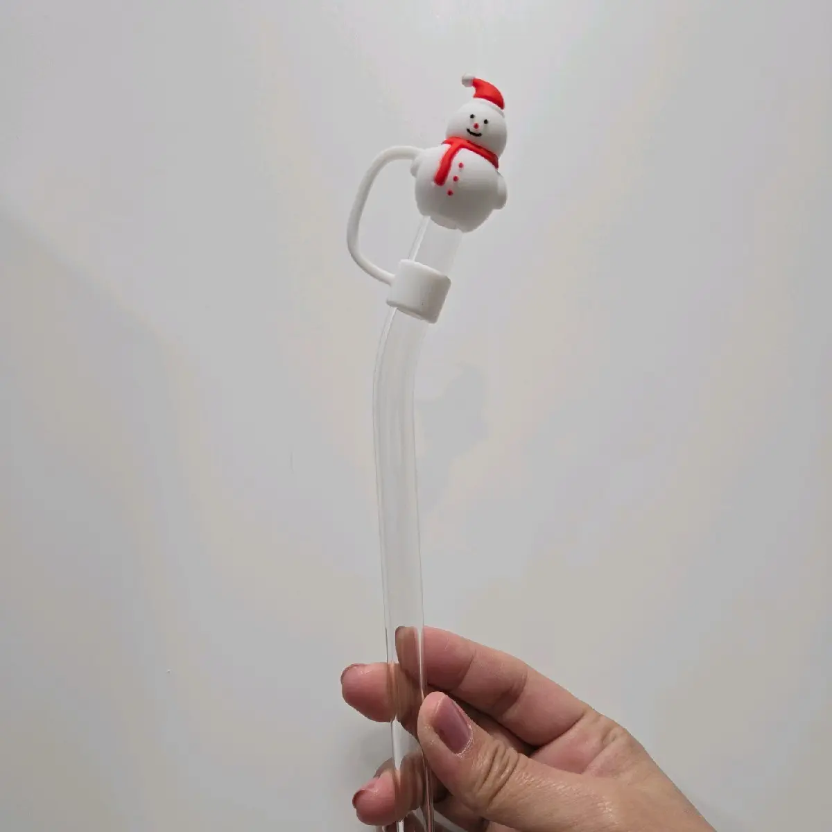 Snowman Straw Topper