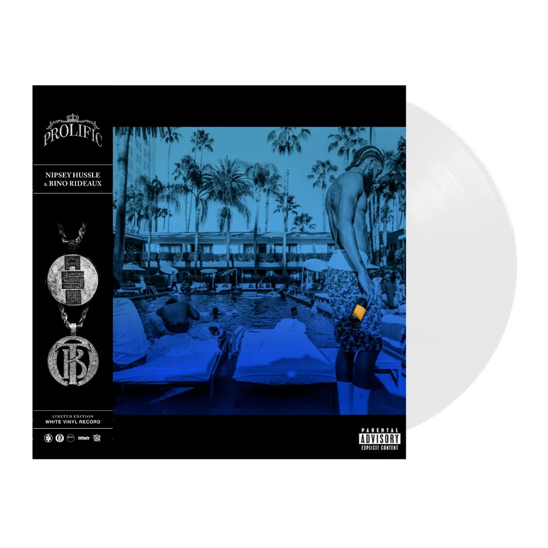 Nipsey Hussle & bino Rideaux - PROLIFIC (Exclusive White Vinyl LP w/OBI)