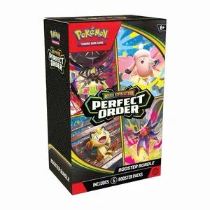 Pokemon Perfect Order Booster Bundle - 6 Booster Packs - Mega Evolution Trading Card Game