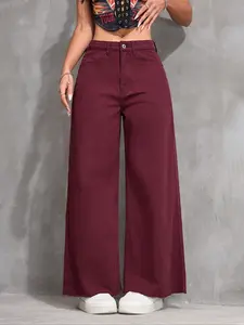 Women's High Waisted Loose Cotton Jeans Capri Pants, Soft Comfortable Casual, Daily Wear Party Valentine's Day Christmas Spring New Arrival