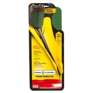 212 MAIN TT-103 Truck & Tractor Funnel, Automotive Maintenance Tool for Vehicles, Lightweight Moldable Flexible Draining Funnel That Stores Flat