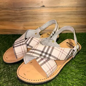 Plaid Sandals huaraches men - Comfortable Summer Footwear